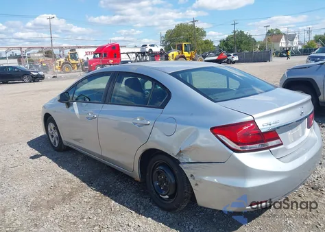 2013 Honda Civic Lx из США, поврежденный, VIN 19XFB2E59DE098107